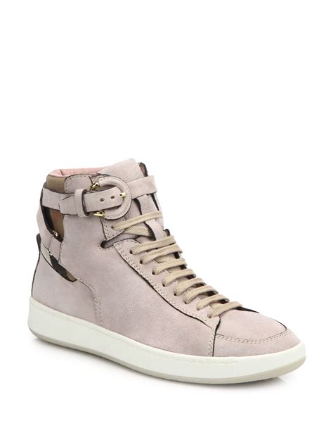 burberry womens tennis shirt|Burberry high top sneakers women's.